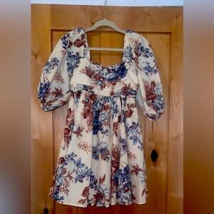 Abercrombie & Fitch 3/4 Length Sleeve Midi Dress